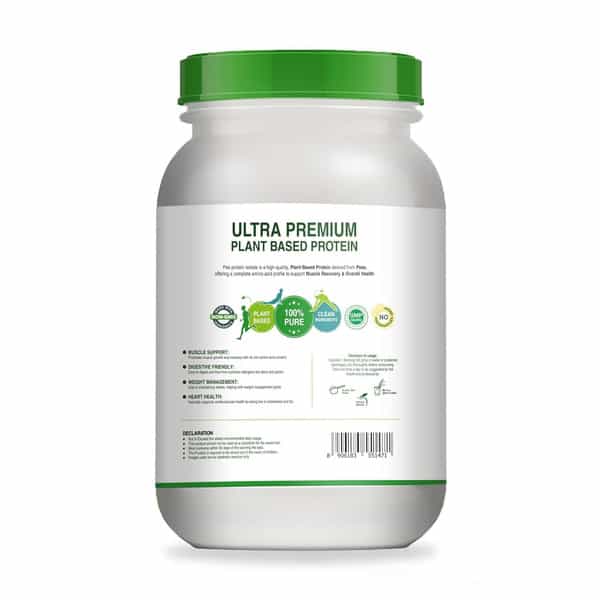 Pure Nutrition Pea Protein Isolate Powder | 100% Pure Plant-Based Protein | 25.5G Protein | 1Kg