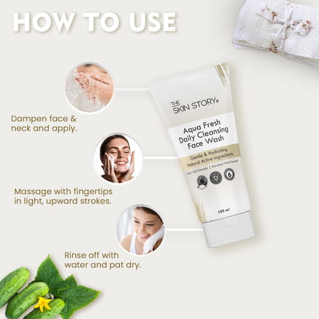 The Skin Story Aqua Fresh Daily Cleansing Facewash | 100Ml