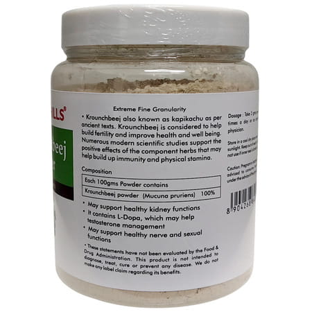 Herbal Hills Organic Krounchbeej Powder 200g Krounch Beej Powder