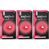 Manforce Litchi Flavoured - 1500 Dots Combo (Confidential Packaging) Condom (Set Of 3 30 Pcs)