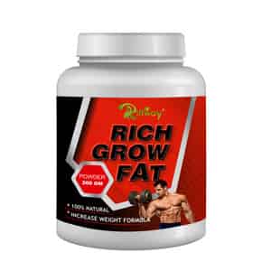 Riffway Rich Grow Fat Weight Gain Powder | Lead Improved Self-confidence (1x200gm)