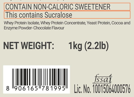 Fuelone Whey Max Protein Blend | Chocolate | 1Kg (2.2Lbs) | 27G Protein Per Scoop