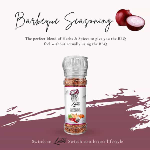 Lunn Barbeque Seasoning Grinder 70G (Pack Of 2)