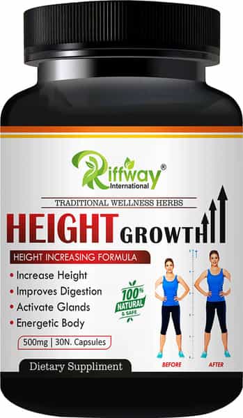 Height Growth Herbal Capsules For Increases Height & Bone Mass | Helps To Grow Taller (30 Capsules)