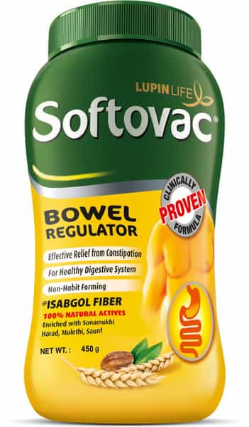 Softovac Bowel Regulator For Constipation Powder 450 Gm