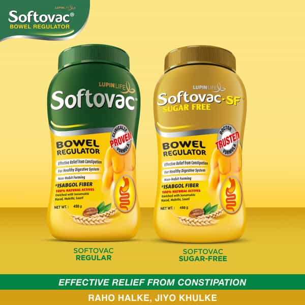Softovac Bowel Regulator For Constipation Powder 450 Gm