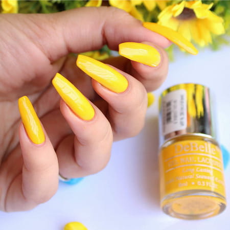 Debelle Gel Nail Polish Gift Set Of 6 Yellow- 48 Ml(8 Ml Each) Rakhi Gift