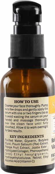 Shizen Bio-Cosmetics By Nature Retinol & Vitamin C Facial Serum - 30Ml/100% Organic