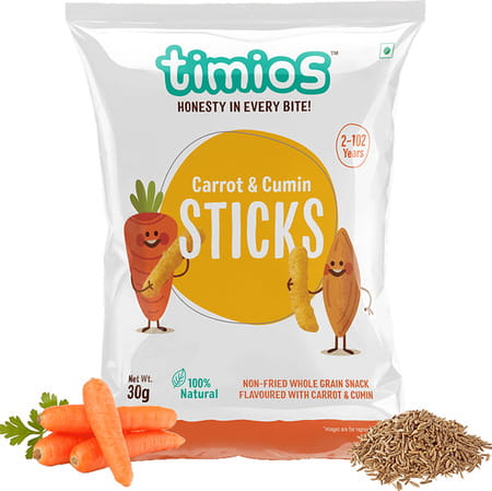 Timios Carrot And Cumin - Sticks 30G