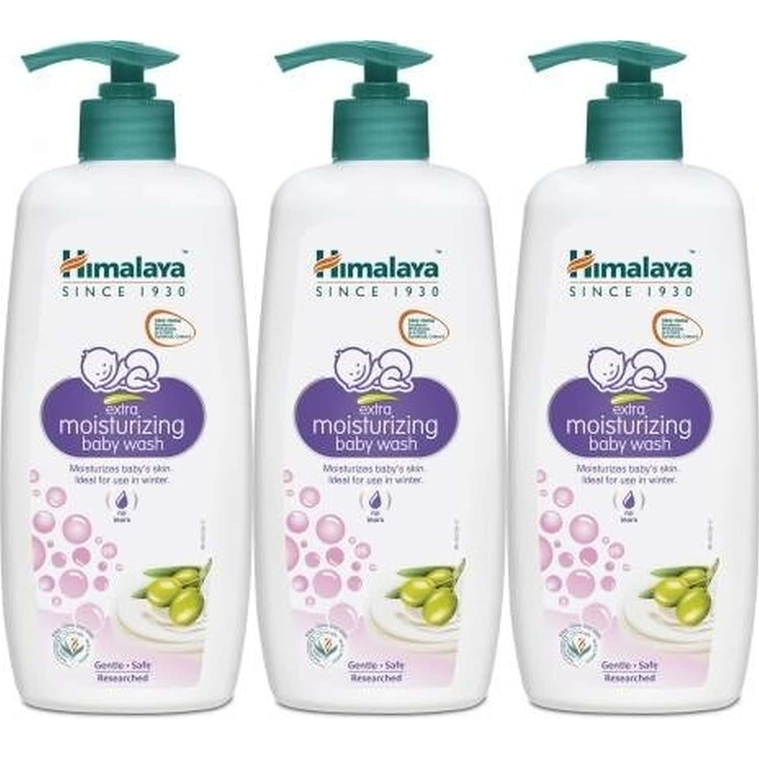 Himalaya Extra Moisturizing Baby Wash 400ml X Pack 3 (3 X 400 Ml)