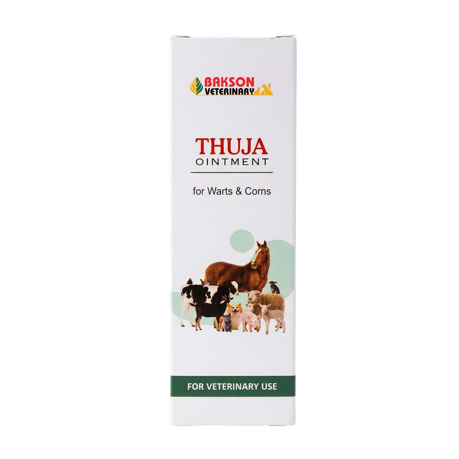Baksons Veterinary Thuja Ointment | For Veterinary Use | 25 Gm