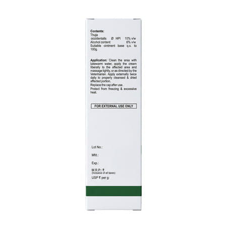 Baksons Veterinary Thuja Ointment | For Veterinary Use | 25 Gm
