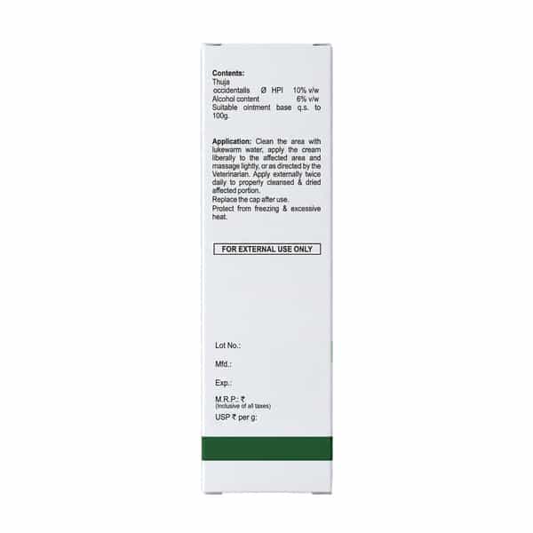 Baksons Veterinary Thuja Ointment | For Veterinary Use | 25 Gm