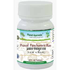 Praval Panchamrit Ras - 60 Tablets