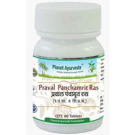 Praval Panchamrit Ras - 60 Tablets