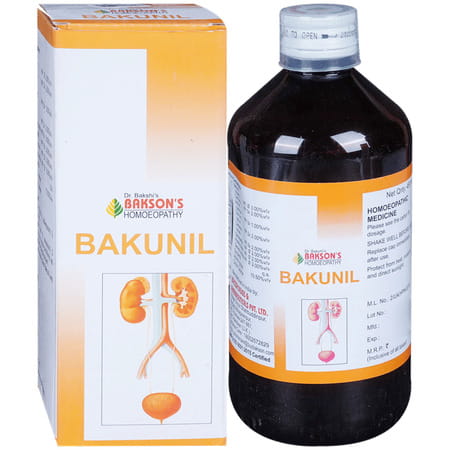 Baksons Homoeopathy Bakunil Syrup 450 Ml
