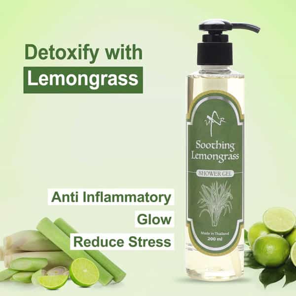 Uxr Bath & Body Soothing Lemongrass Shower Gel 200Ml
