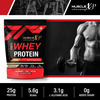 Musclexp 100% Whey Protein With Whey Protein Isolate Blend Sea Salt Flavour 1Kg Pouch (2.2 Lb)