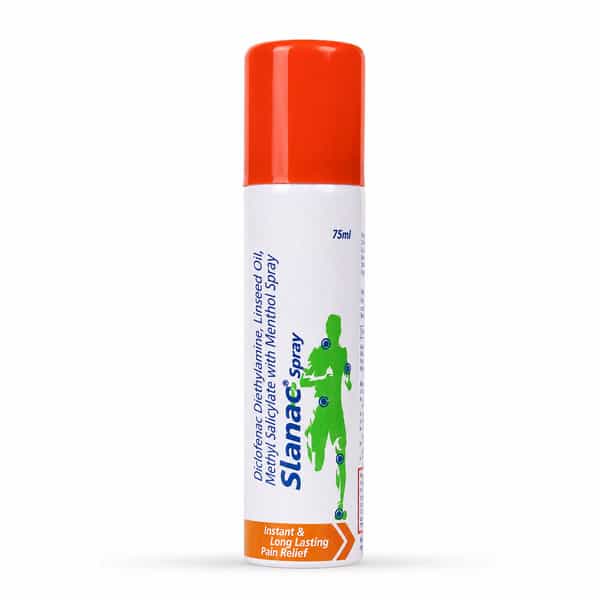 Slaney Slanac Spray Pain Relief 75 Ml /52 Gm