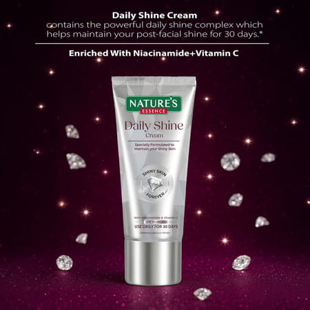 Nature'S Essence Brightening Diamond Facial Kit | Glowing Skin | Diamond & Saffron Infused | 75g