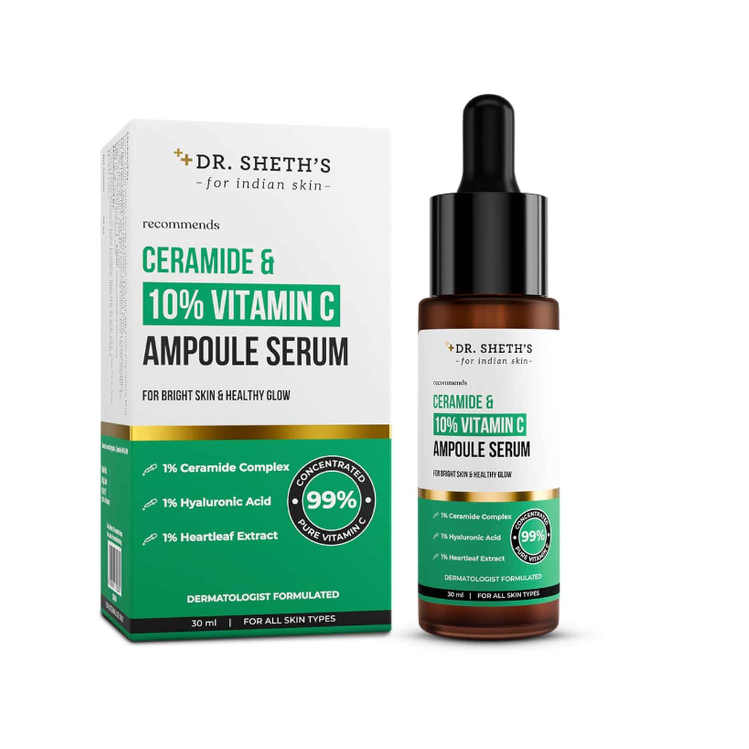Ceramide & 10% Vitamin C Serum 30 Ml