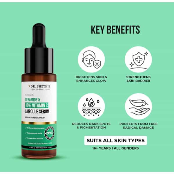 Ceramide & 10% Vitamin C Serum 30 Ml