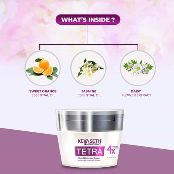 Keya Seth Aromatherapy Tetra Skin Whitening Night Cream- 45Gm