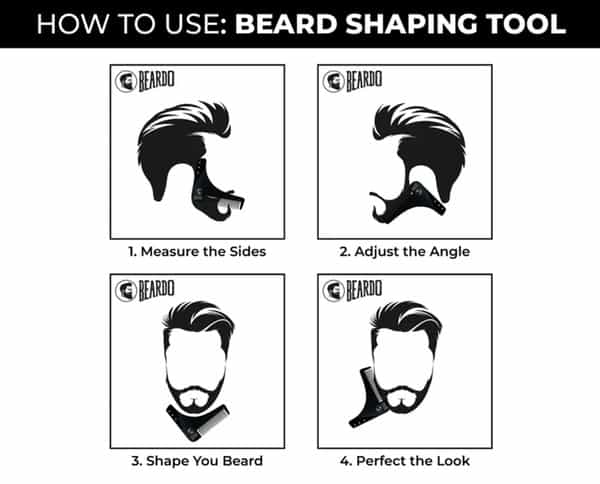Beardo Beard Shaping & Styling Tool Comb