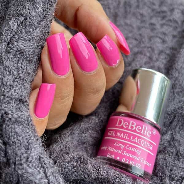 Debelle Gel Nail Polish Gift Set Of 2 Strawbery Souffle | Camellia Berry- 16Ml (8 Ml Each)