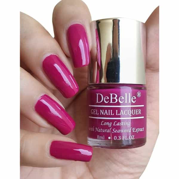 Debelle Gel Nail Polish Gift Set Of 2 Strawbery Souffle | Camellia Berry- 16Ml (8 Ml Each)