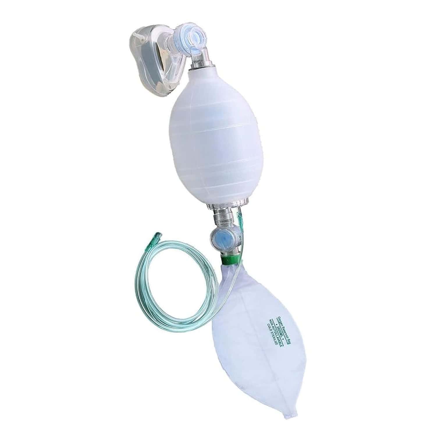 Auditech Silicon Ambu Bag Adult Breathing Reservoir Resuscitator Mask For Emergency