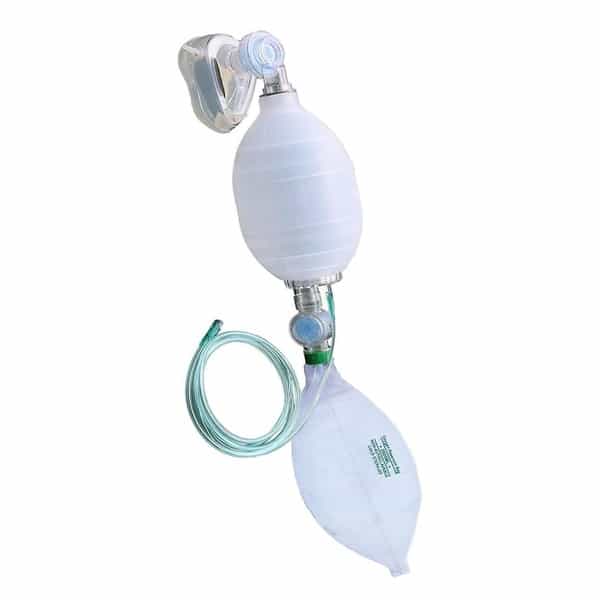 Auditech Silicon Ambu Bag Adult Breathing Reservoir Resuscitator Mask For Emergency