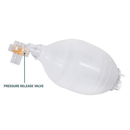 Auditech Silicon Ambu Bag Adult Breathing Reservoir Resuscitator Mask For Emergency