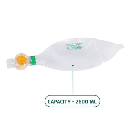Auditech Silicon Ambu Bag Adult Breathing Reservoir Resuscitator Mask For Emergency