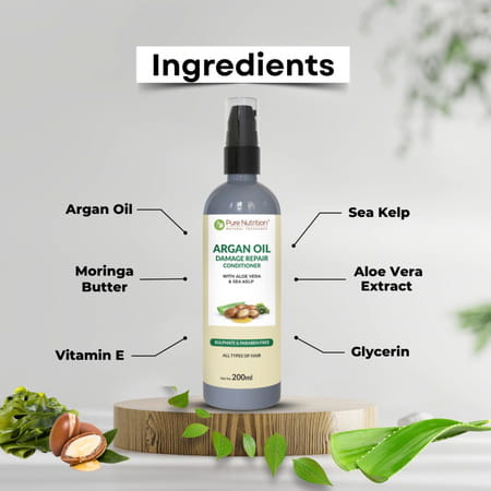 Pure Nutrition Argan Oil Damage Repair Conditioner 200 Ml