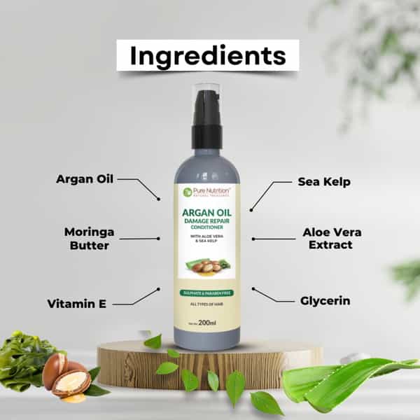 Pure Nutrition Argan Oil Damage Repair Conditioner 200 Ml