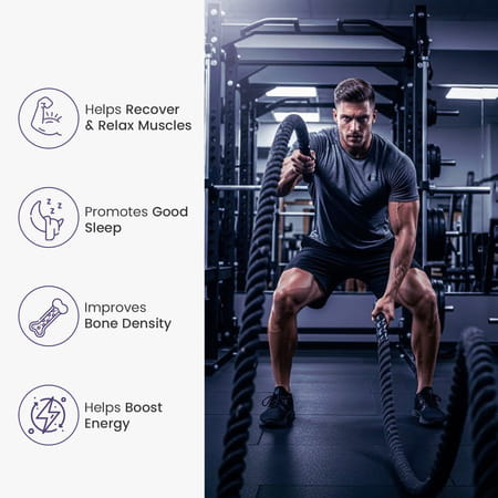 Neuherbs True Magnesium 60 Tablets To Support Muscles | Brain & Bone Health