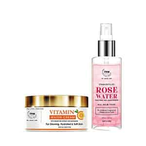 Tnw The Natural Wash Combo With Vitamin C Water Cream And Steam Distilled Rose Water
