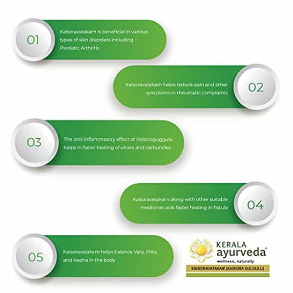 Kerala Ayurveda Kaisoravatakam 50 Nos X Pack Of 3