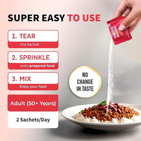 Good Monk Healthy 50+ Nutrition Mix | To Improve Energy | Bone & Gut Health | 120 Serves