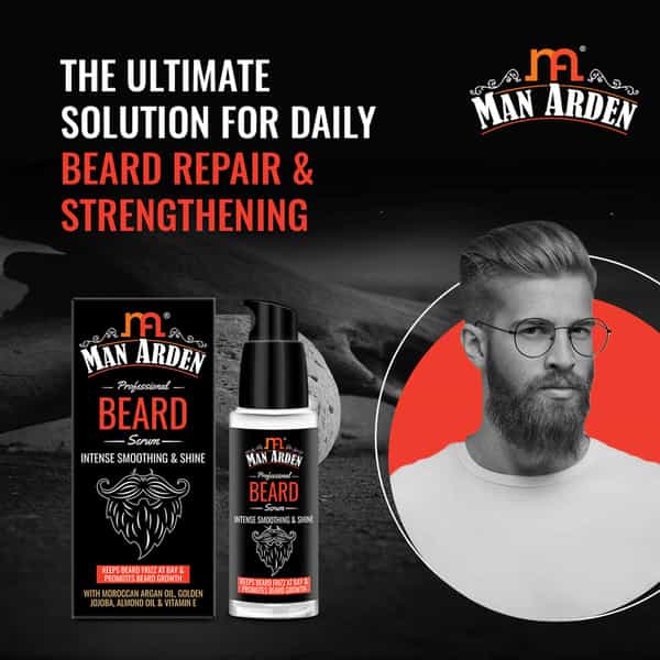 Man Arden Professional Beard Serum Intense Smoothing & Shine With Moroccan 30Ml