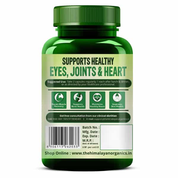 Vlado's Himalayan Organics Omega 3 6 9 Vegan Supplement - 90 Capsules