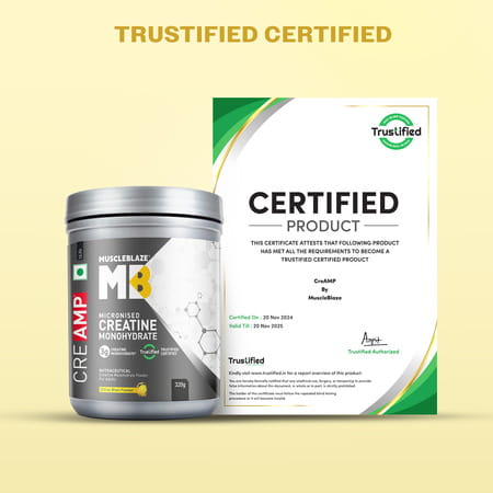 Muscleblaze Creatine Monohydrate Creamp With Creabsorb (250 G | Citrus Blast) With Shaker | 650ml