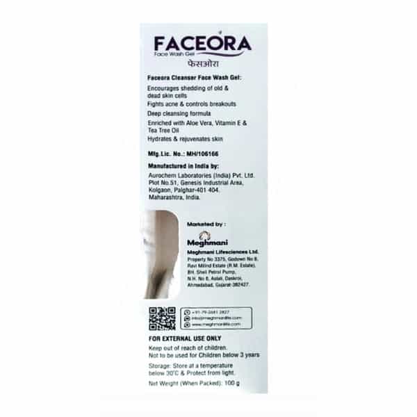 Meghmani Faceora Face Wash Gel