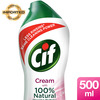 Cif Floral Cream Multipurpose Surface Cleaner For Tough Stains Natural Particles 500ml