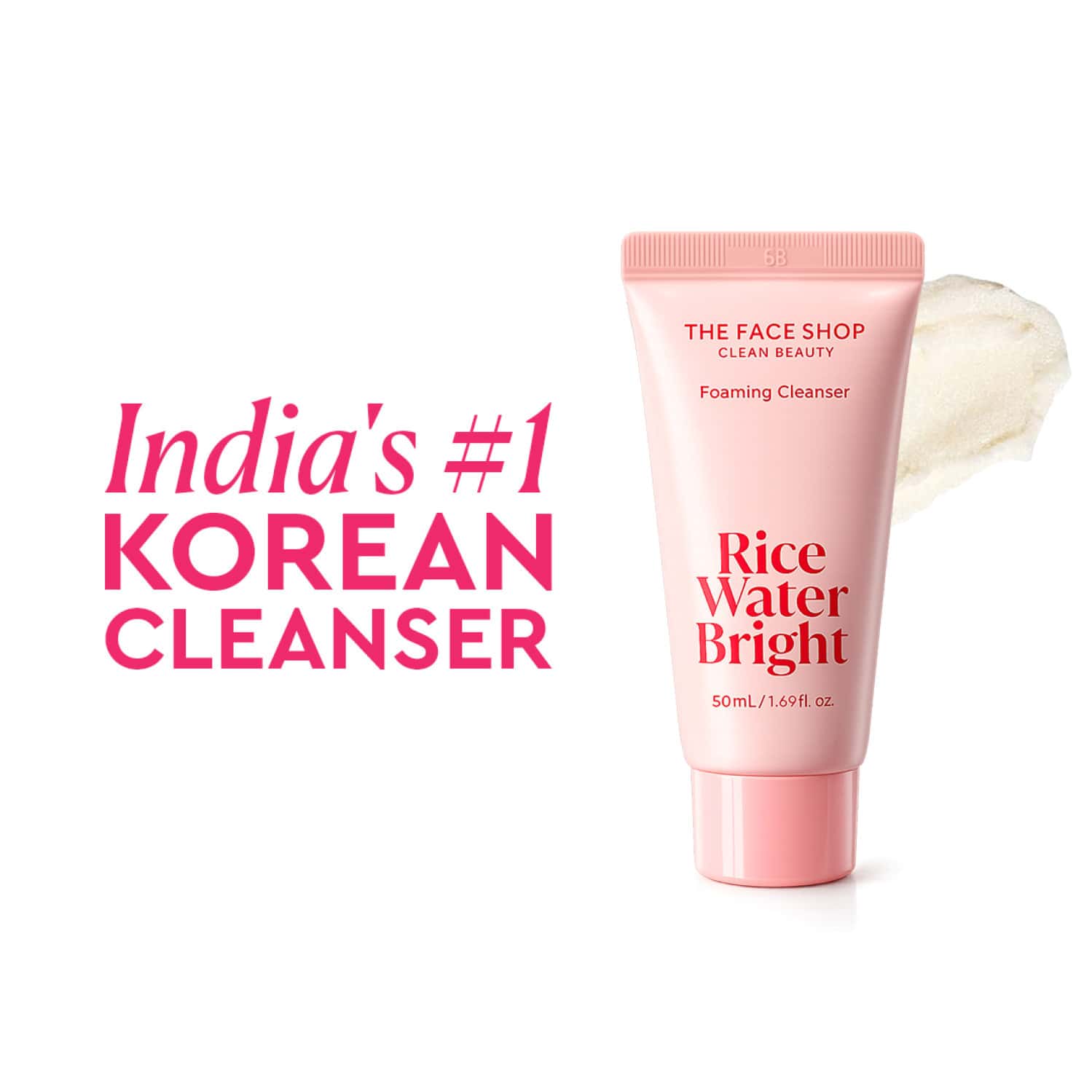 The Face Shop Rice Water Bright Foaming Cleanser 50ml