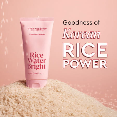 The Face Shop Rice Water Bright Foaming Cleanser 50Ml