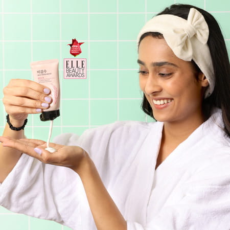 The Face Shop Rice Water Bright Foaming Cleanser - Face Wash For Glowing Skin & Even Skin Tone - 3n