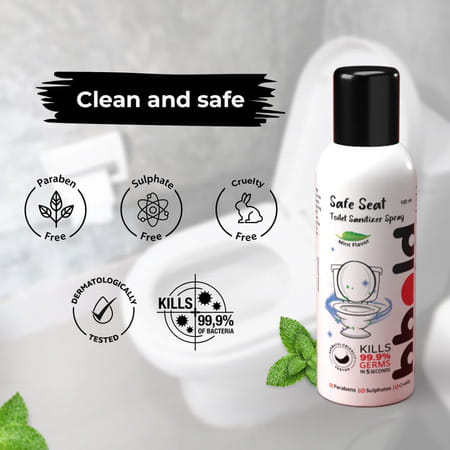 Bbold Toilet Seat Sanitizer Mint Spray