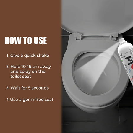 Bbold Toilet Seat Sanitizer Mint Spray